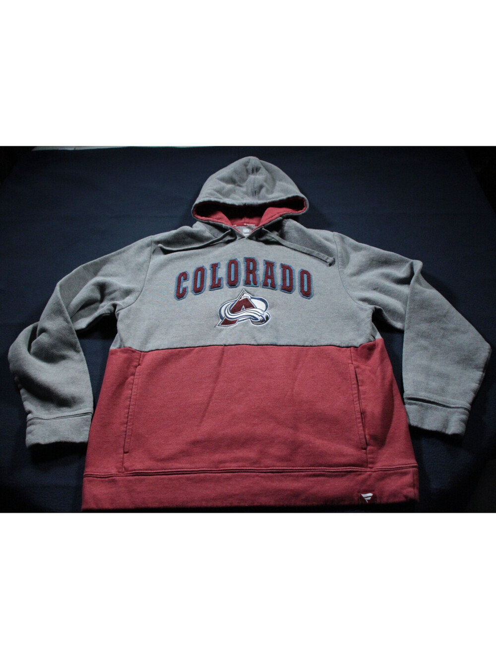 Colorado Avalanche Hooded Sweatshirt Hoodie L NHL Hockey Fanatics